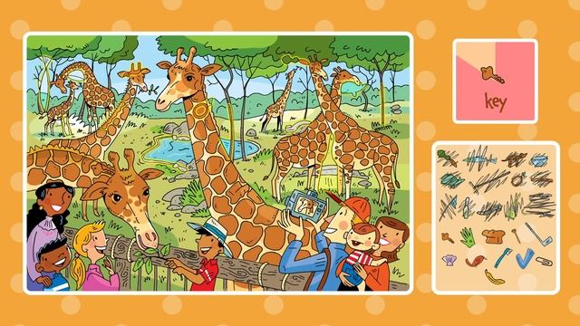 Hidden Picture Puzzles | Cool Giraffes | Fun games for kids | Highlights смотреть онлайн