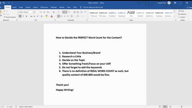 How to Decide the Perfect Word Count for the Content (Practical Tips) смотреть онлайн