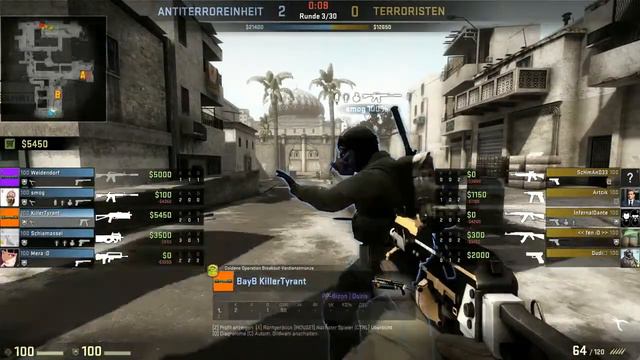 CS:GO Dust 1 PP-Bizon gameplay смотреть онлайн
