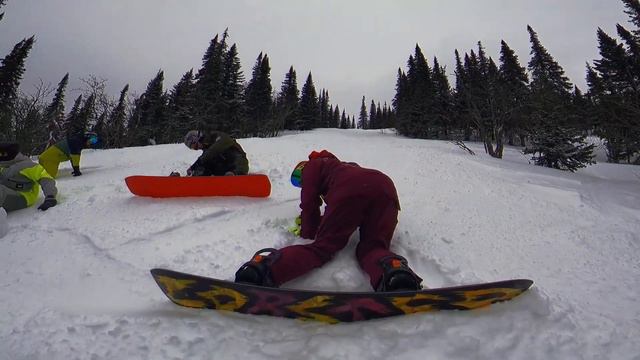 VLOG — Шерегеш с пацанами, Сноубординг, Катание по лесу 🏂 АЛАБАИ SQUAD смотреть онлайн