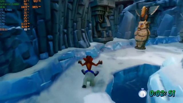 Crash Bandicoot N. Sane Trilogy | I5-7200U & OC'ed 940MX | 8GB RAM [High Settings] смотреть онлайн