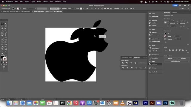 Adobe Illustrator 2023 - How To Cut (Out) One Object Inside Another Object смотреть онлайн
