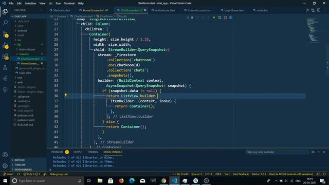Implementing One to One Chat Functionality with Flutter & Firebase || Chat App EP : 3 смотреть онлайн