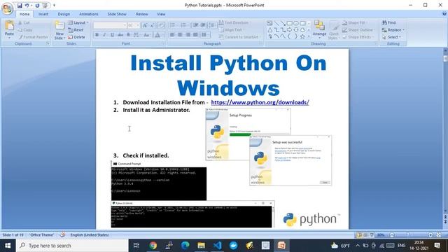 Install Python On Windows смотреть онлайн
