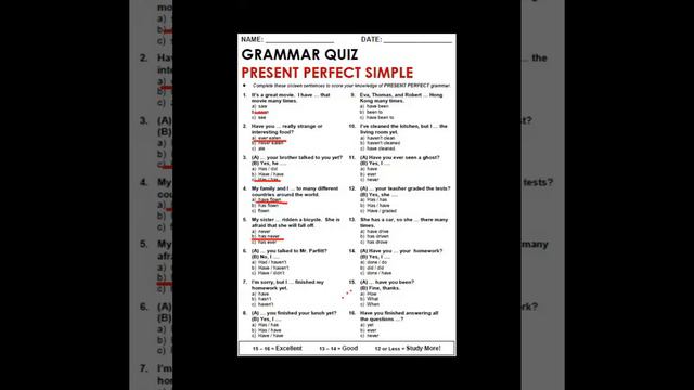 Present Perfect Practice - I1-02-9-10-PM-11-20-2 смотреть онлайн