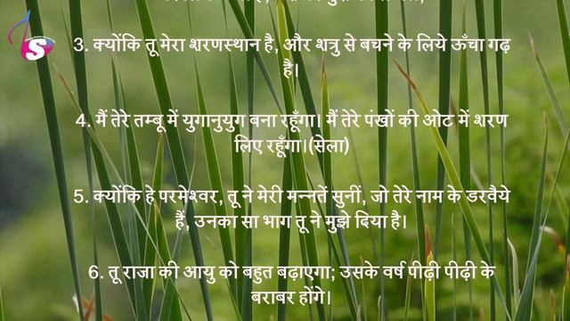 Hindi Audio Bible | भजन संहिता - 61 | Psalm - 61 | The Holy Bible | Bible Reading смотреть онлайн