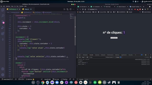 React Js: Entendendo o setState (DE UMA VEZ POR TODAS!!!!!) смотреть онлайн