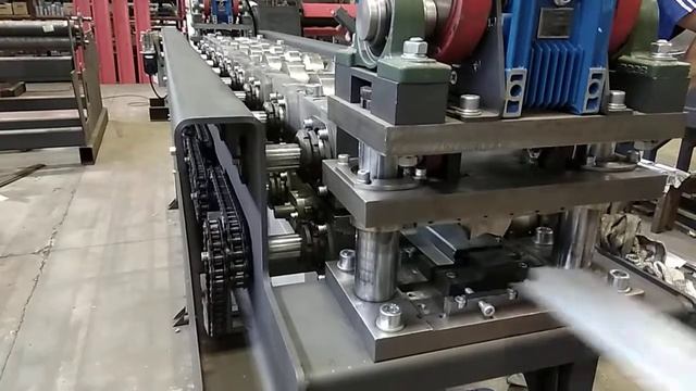 Станок для производства П-профиля (шляпный) смотреть онлайн