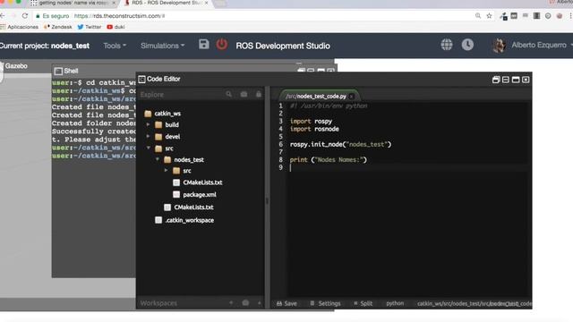 [ROS Q&A] 090 - Get Nodes Names with code смотреть онлайн