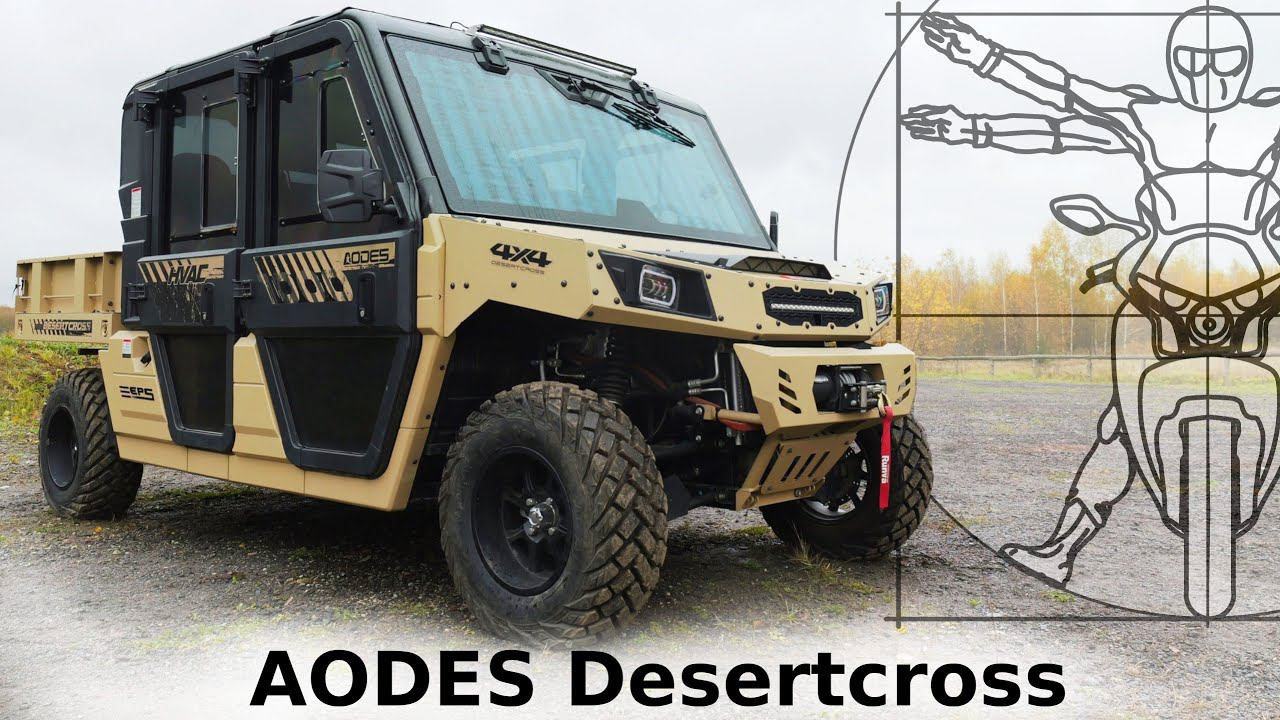 Мотовездеход Aodes DesertCross - маленький Hummer в обзоре Григория Алёшина смотреть онлайн