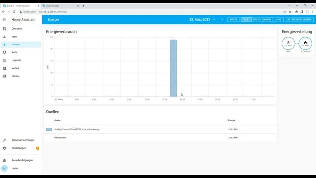 Home Assistant: Shelly PRO 3EM integrieren / Energie Dashboard? Energie verbrauchsanzeige? смотреть онлайн