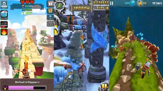 Blades of Brim Vs Temple Run 2 Frozen Shadows Vs Asgard Run - Crush Your Enemies - Endless Run Game смотреть онлайн