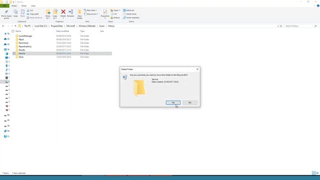 Clear Windows Security (Windows Defender) Protection History смотреть онлайн