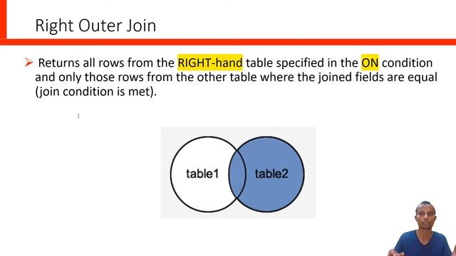 Outer Join смотреть онлайн