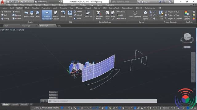 Autodesk AutoCAD: How to use 3D Polyline Command in Autodesk AutoCAD смотреть онлайн