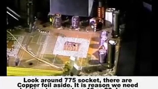 775 socket desoldering video 2 смотреть онлайн