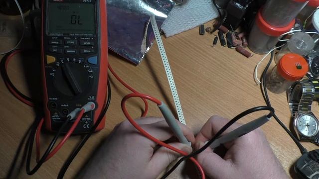 Проверка. Резисторы SMD 0805 1% 21кОм, 137кОм, 121кОм, 187кОм смотреть онлайн