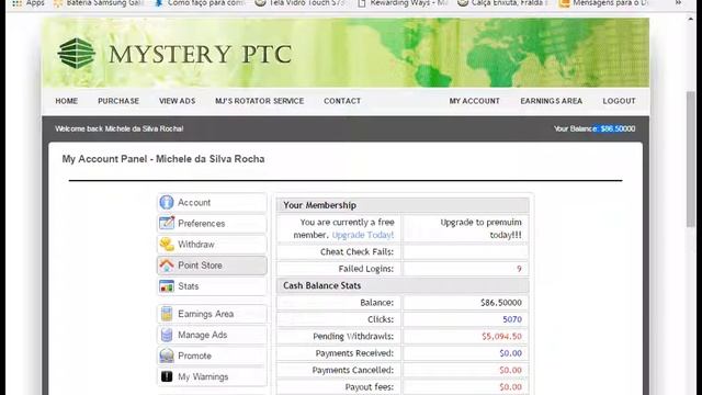 PEDIDO DE SAQUE MYSTERY PTC смотреть онлайн