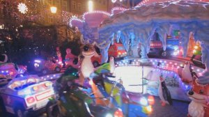 Аттракционы ночного рождественского Вроцлава: снежный конвой