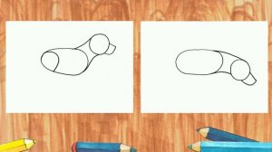 Как нарисовать собаку? Урок рисования для детей 5-8 лет