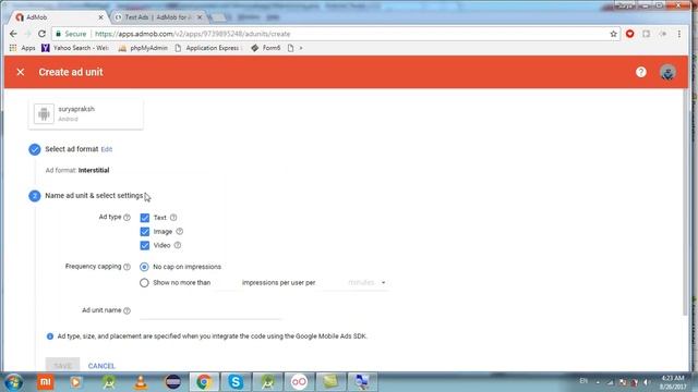 AdMob Android tutorial - Placing Interstitial Ads In HINDI/URDU смотреть онлайн