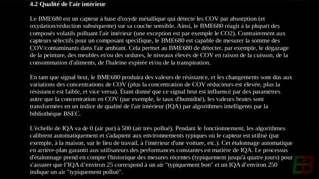 EB_#547 Mini-Plaquette - Sonde d'Environnement T/H/P/IQA Bosch BME680 смотреть онлайн