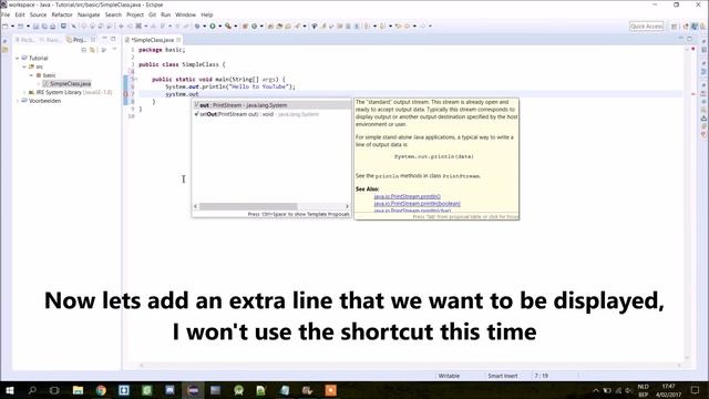 JAVA TUTORIAL 2 | HOW TO MAKE YOUR FIRST JAVA PROGRAM? смотреть онлайн