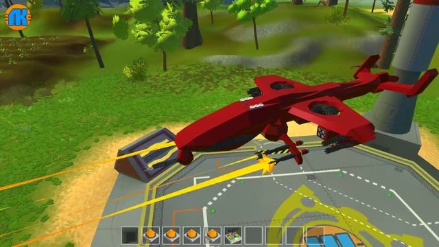 Scrap Mechanic \ #554 \ АНТИГРАВИТАЦИЯ + ВЫСТРЕЛЫ + ВЗРЫВЫ \ СУПЕР ATTACK HELICOPTER В СКРАП МЕХАНИ смотреть онлайн