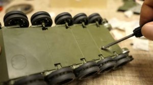 Подвижная Модель Т-34-85. Постройка Часть 9