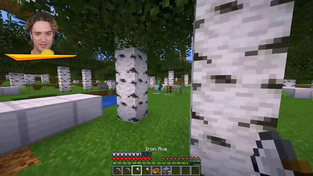 Minecraft But BUILDING AFFECTS EVERY CHUNK! смотреть онлайн