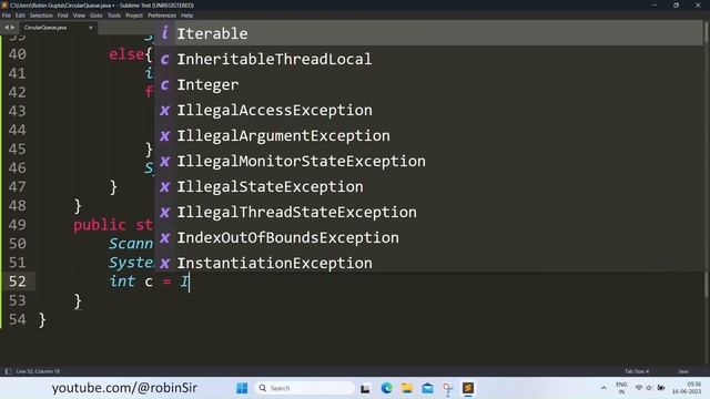 Circular Queue in Java смотреть онлайн