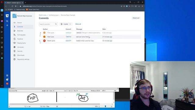 How to setup a workflow for a team using a git remote repository. смотреть онлайн