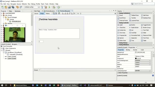 Java Swing Form alapok NetBeansben 2. rész смотреть онлайн