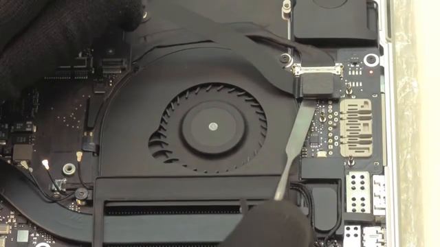 Ремонт MacBook Pro Retina замена радиатора смотреть онлайн