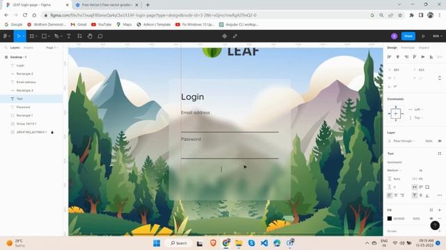 How to create a login page using Figma | Login Page UI Design Tutorial using Figma | Figma Tutorial смотреть онлайн