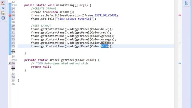 Java Layouts 01 : Flow Layout смотреть онлайн