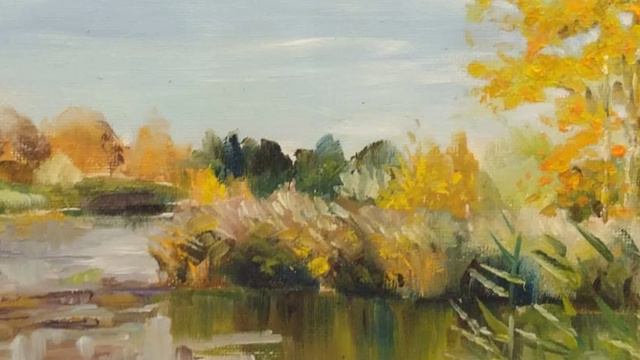 Скоро утки улетят. этюд /художник Галина Горбановская/ The ducks will fly away soon смотреть онлайн