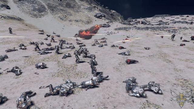 Starfield BATTLE ROYALE - 100 UC Marines vs 100 Ecliptic смотреть онлайн