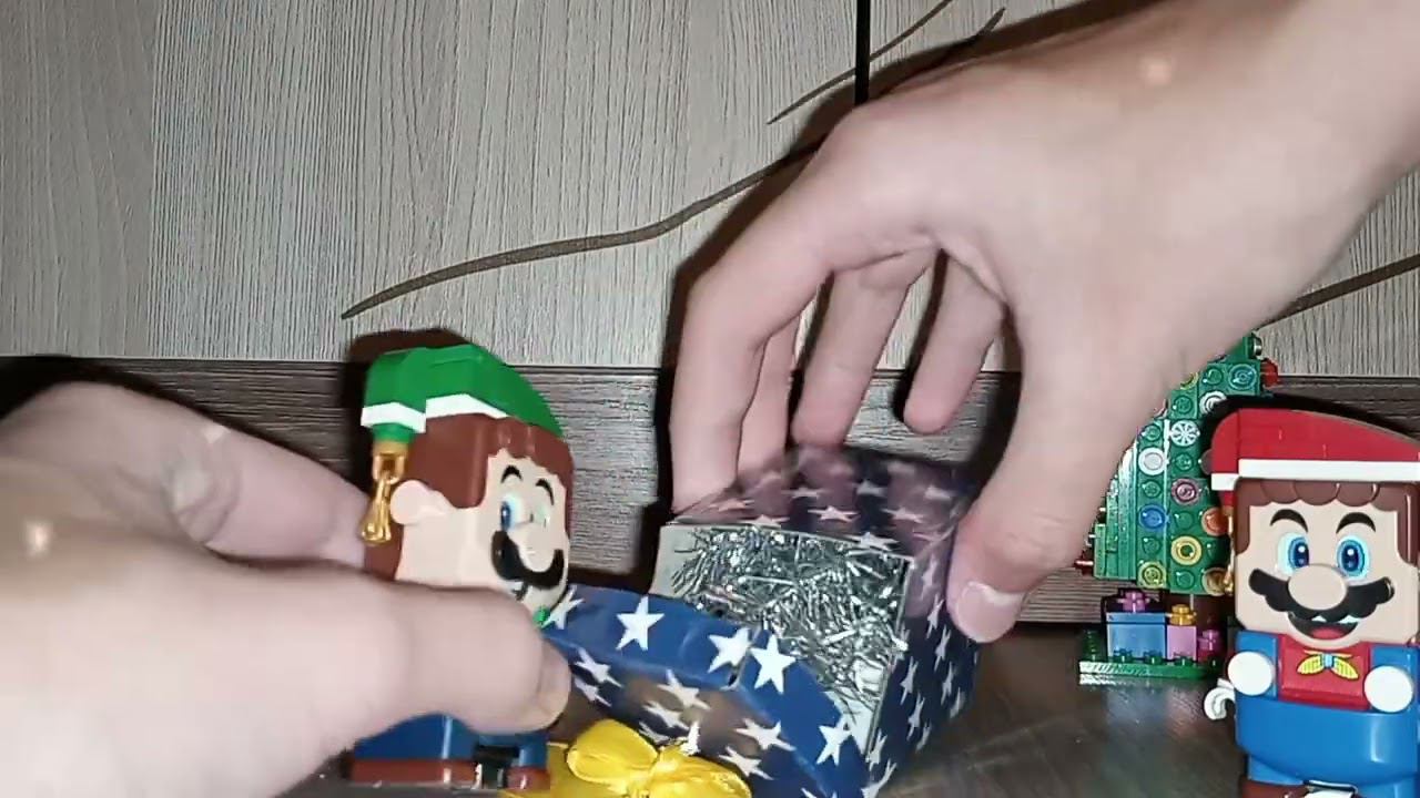 My Christmas & New Year Advent Calendar mini surprises by Lego Super Mario & Luigi. Day 8 #shorts смотреть онлайн