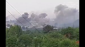 Донецк. Обстрелы мирных жителей артиллерией ВСУ. 13/06/22 Киевский район. Майский рынок.