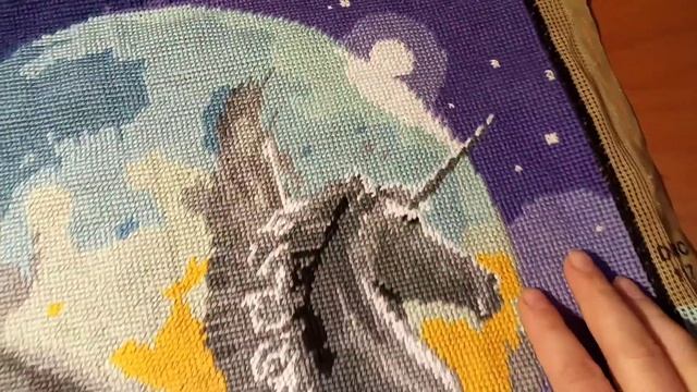 Вышивка Единорог гобеленом 2 смотреть онлайн