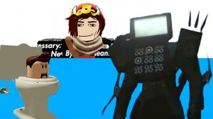 Постройки из 10 100 1000 Блоков Skibidi Toilet в Build a Boat Roblox