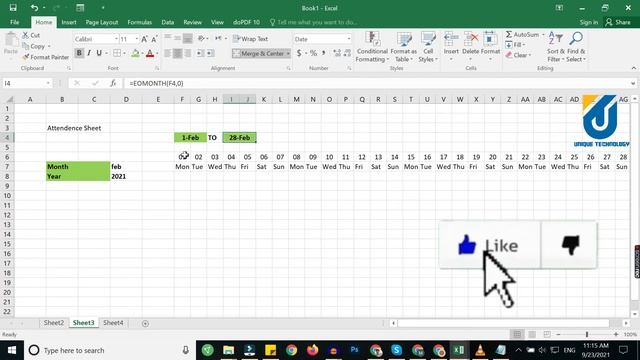 Fully Automated Attendance Sheet in Excel 2021 смотреть онлайн