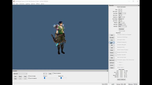 Editing Armor Wow Model Viewer