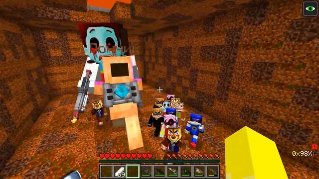 БАНАНЧИК НАШЁЛ 2 СЕКРЕТНЫХ ТУННЕЛЯ МОРОЖЕНЩИКА И ПИГГИ В МАЙНКРАФТ смотреть онлайн