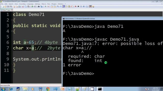 Lecture 34 Character data type in java in hindi part 4 смотреть онлайн