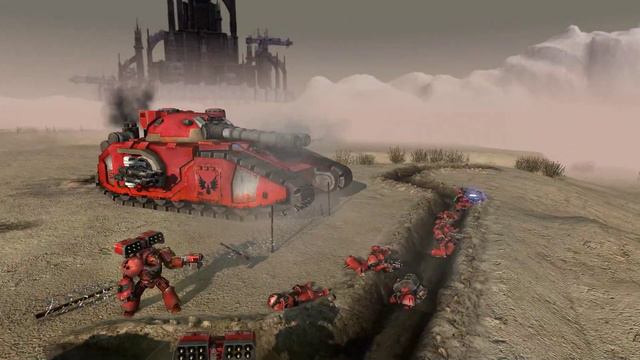 ULTIMATE MOD WARHAMMER 40K ▶ Blood Angels vs Tau! - Men of War: Assault Squad 2 смотреть онлайн