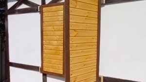Деревянные ставни из старых досок своими руками.