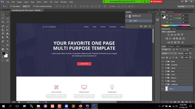 Build A Responsive Website With HTML, CSS & Bootstrap Tutorial - Part-1 смотреть онлайн