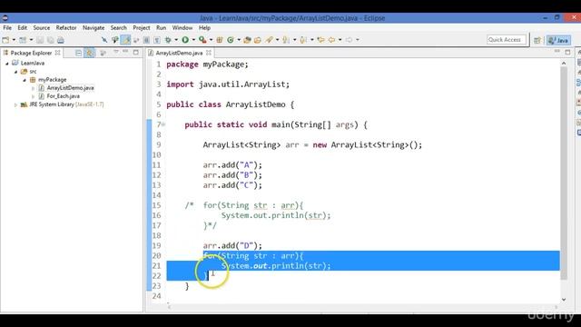 Java Class 13 - ArrayList смотреть онлайн